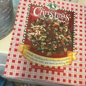 Christmas Book with Red and Green Cover